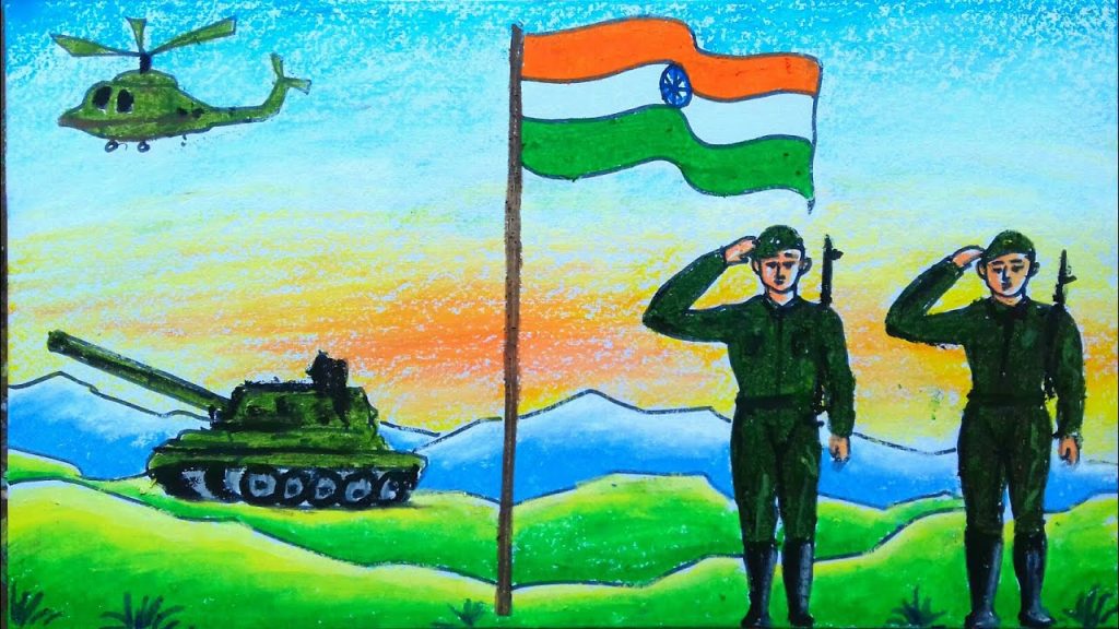 indian army drawing 3