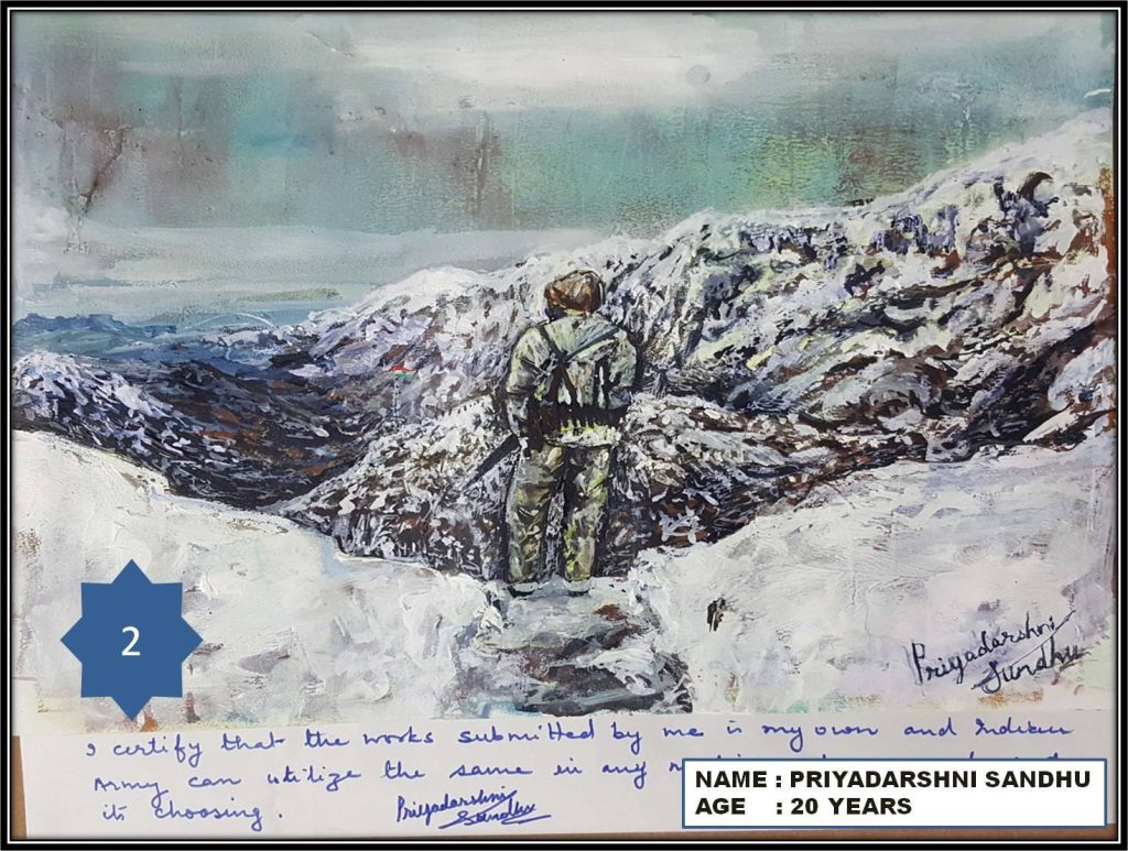 indian army drawing competition 3