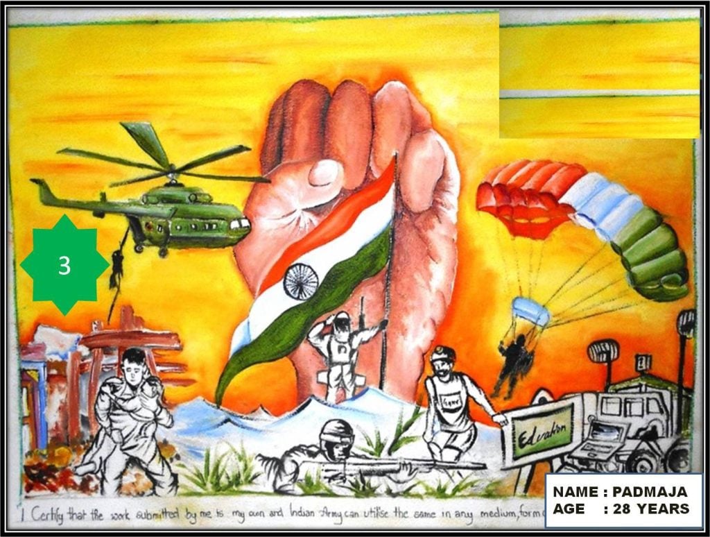 indian army drawing competition 4