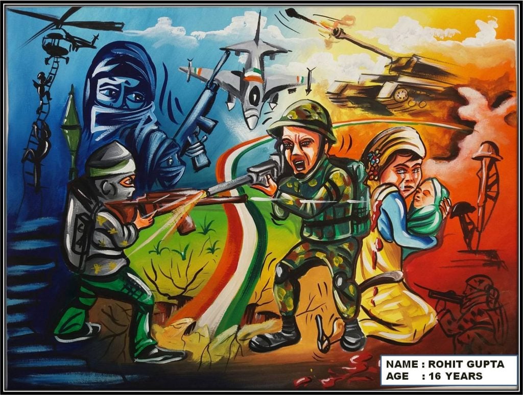 indian army drawing competition 5