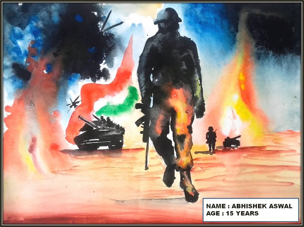 indian army drawing competition 6