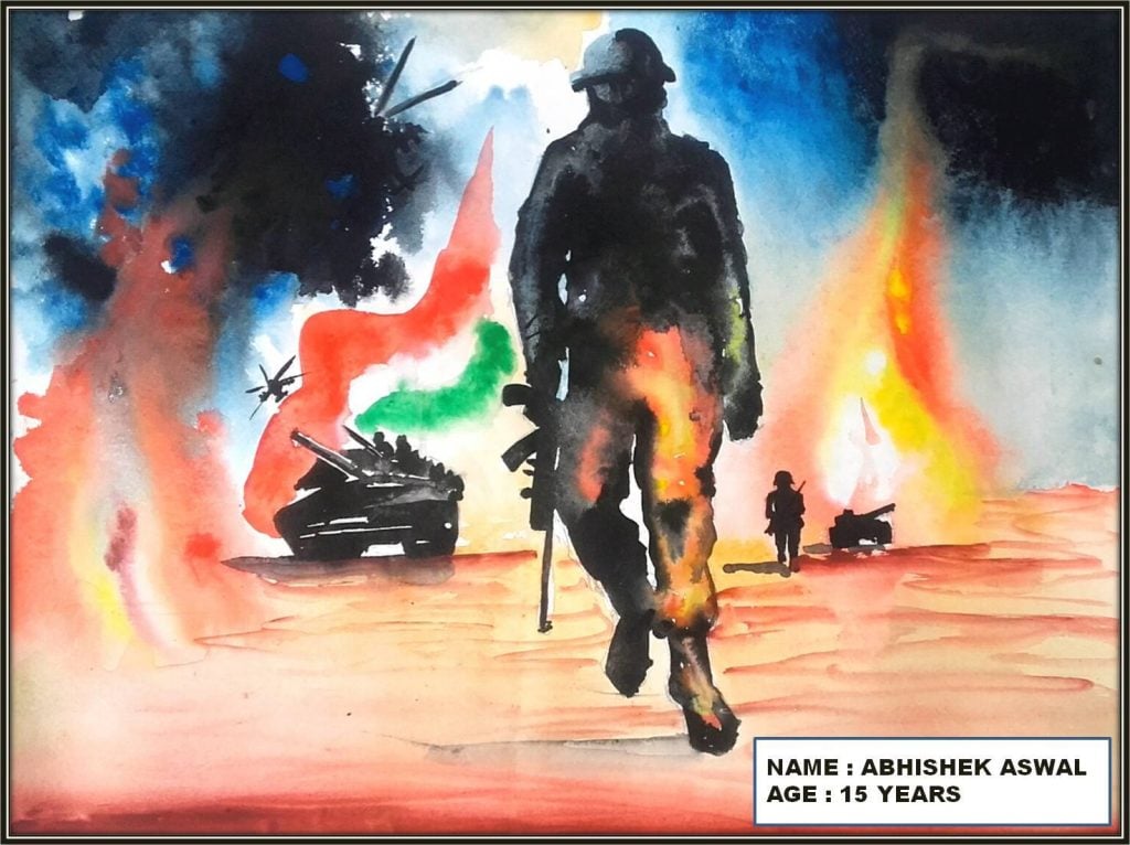 indian army drawing competition 6