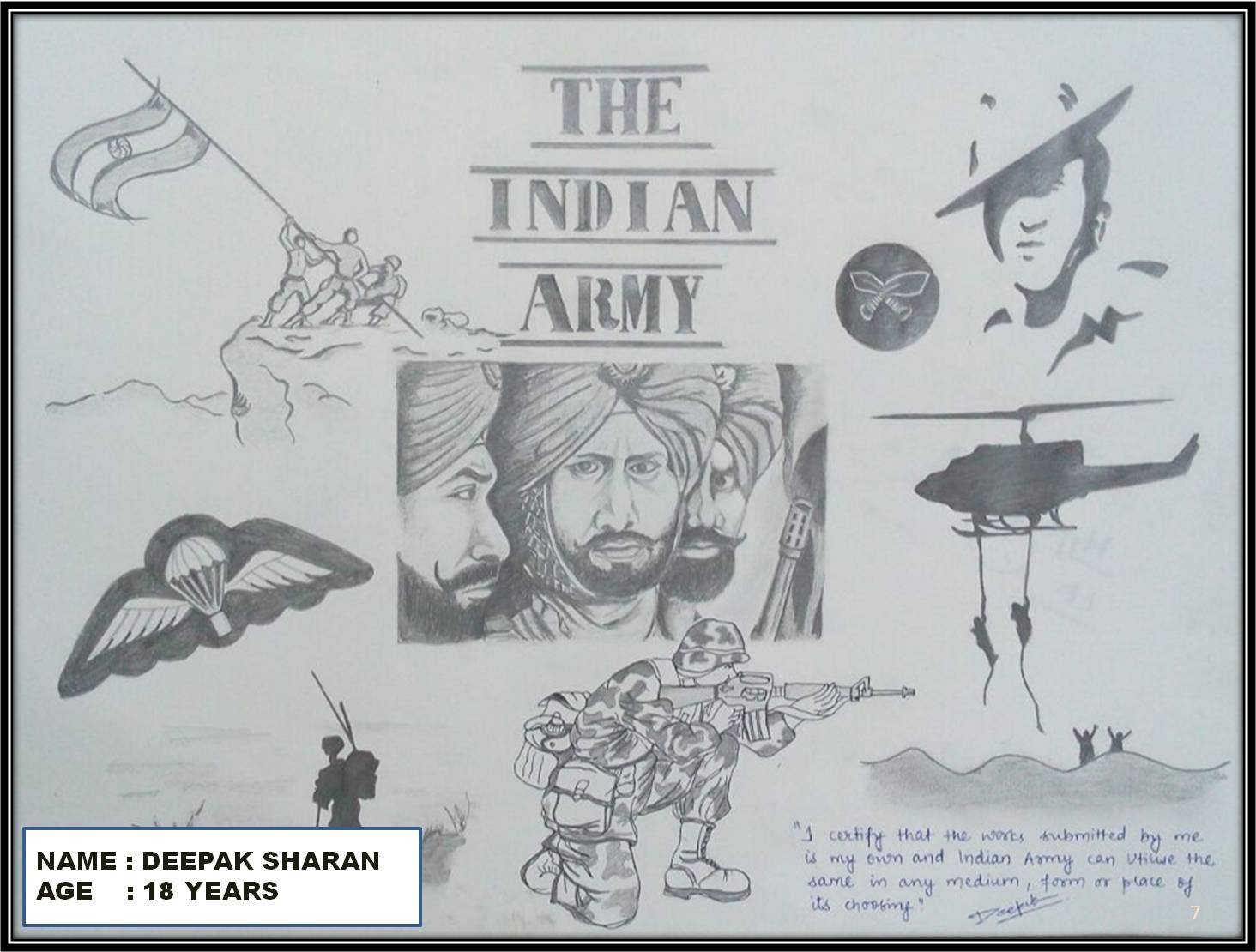 15 Indian Army Paintings By Kids Will Motivate You To Join Indian Army