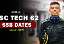 ssc tech 62 ssb dates