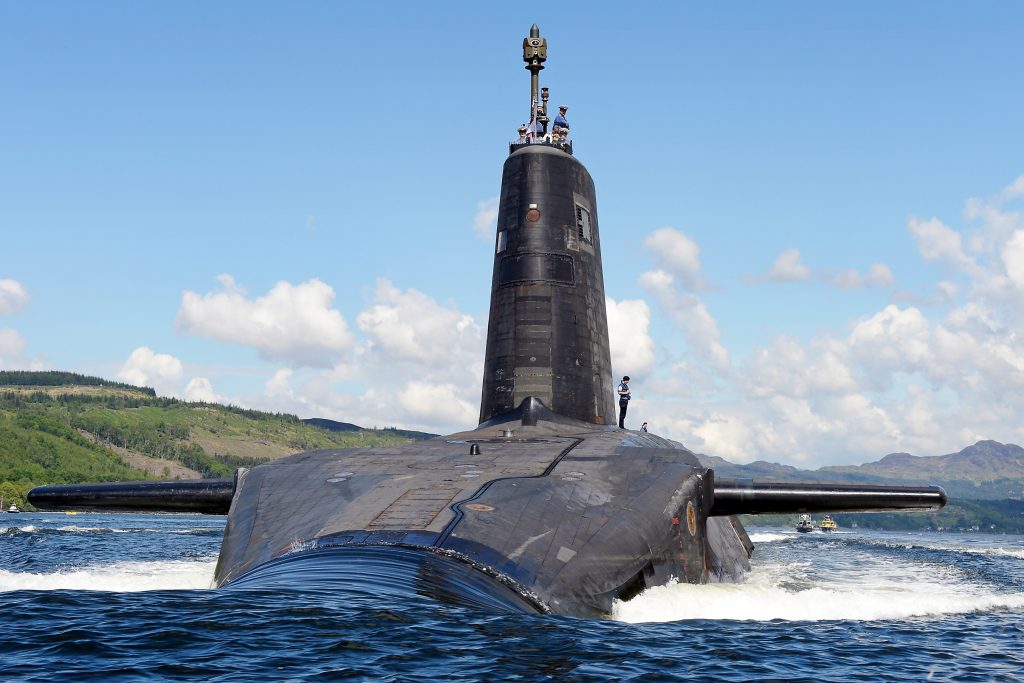 British Vanguard Class Submarine