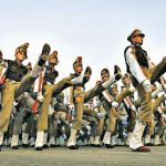 INDIAN SOLDIERS MARCH DURING REPUBLIC DAY PARADE IN NEW DELHI