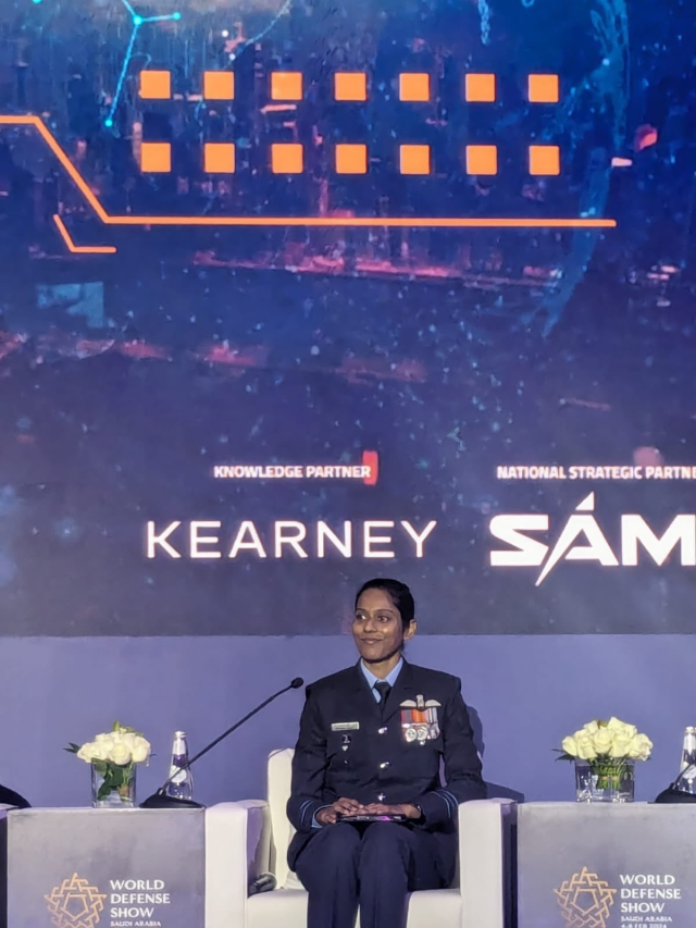 Meet 3 Indian Female Officers Participating in Saudi Defence Show