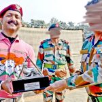 Grand Master Shifuji with Indian army