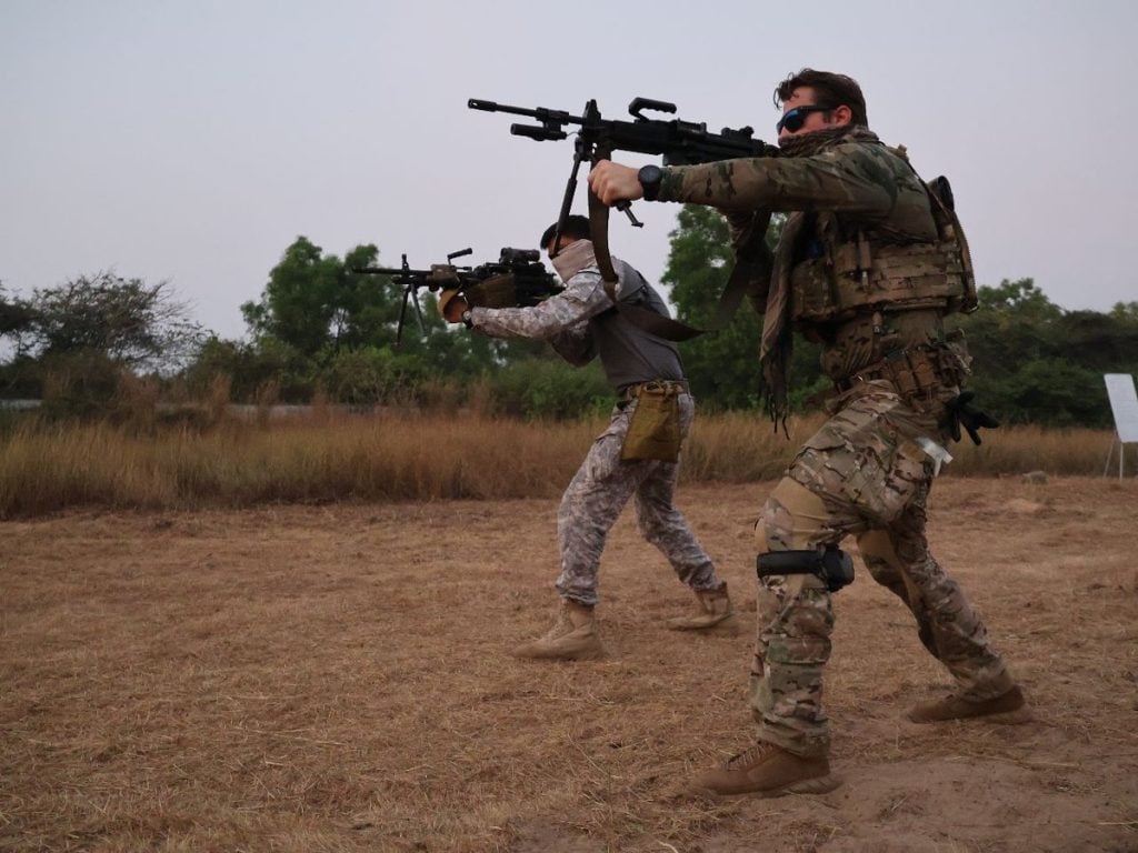 Indian Navy MARCOS and US Navy SEALs during Exercise Sangam.