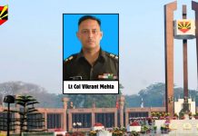 Lt Col Vikrant Mehta