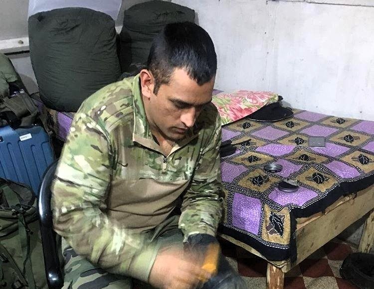 MS Dhoni Army Shoe