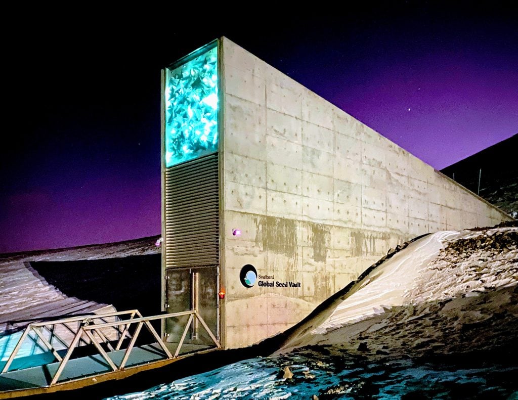 Svalbard Global Seed Vault (Norwegian archipelago)