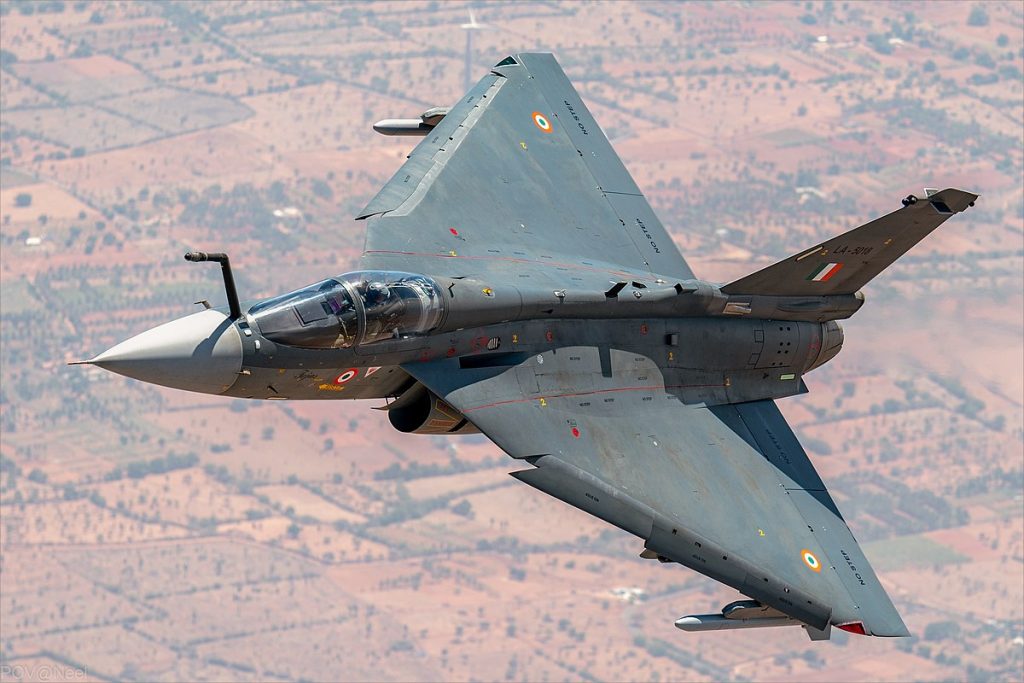 HAL Tejas LA 5018 of Squadron 18 Flying Bullets