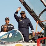 President Droupadi Murmu Witnesses Indian Navy Operations Aboard INS Vikrant
