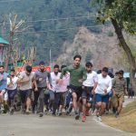 Aspirants Participate in Qualifying Run for Indian Army Recruitment in Baramulla