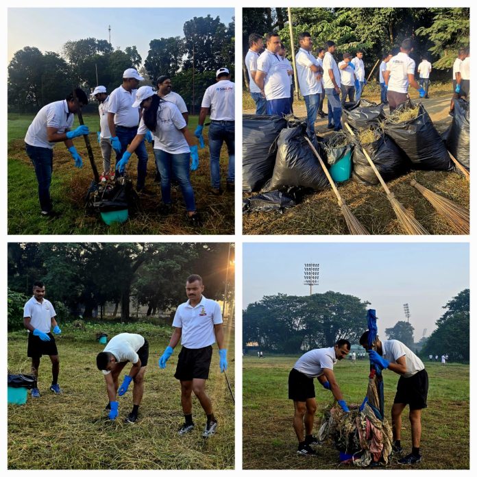 Bengal Sub Area and SBI General Insurance Join Forces for Cleanliness Drive in Kolkata