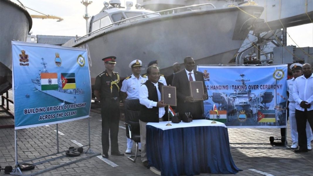 India Gifts Two Fast Interceptor Crafts to Mozambique to Boost Maritime Security