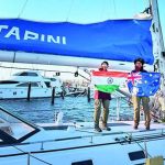 Indian Naval Officers Make Historic Sail Around the World, Dock at Fremantle After 39 Days at Sea
