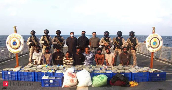Indian Navy Intercepts Sri Lankan Fishing Boats in Major Drug Bust in Arabian Sea