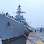 Over 500 Students and NCC Cadets Visit Indian Navy's INS Delhi in Chennai