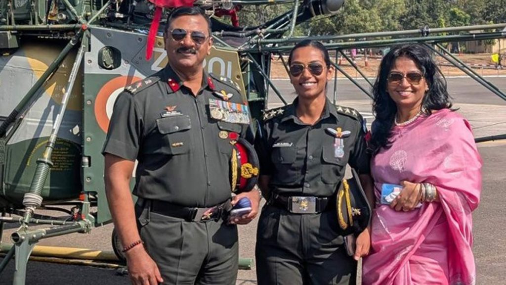Capt Raisul Capt Rheeya K. Sreedharan Becomes First Second-Generation Woman Officer ...
