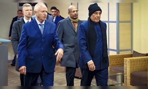 Defence Minister Rajnath Singh Commissions INS Tushil, India's Latest Stealth Frigate, in Russia