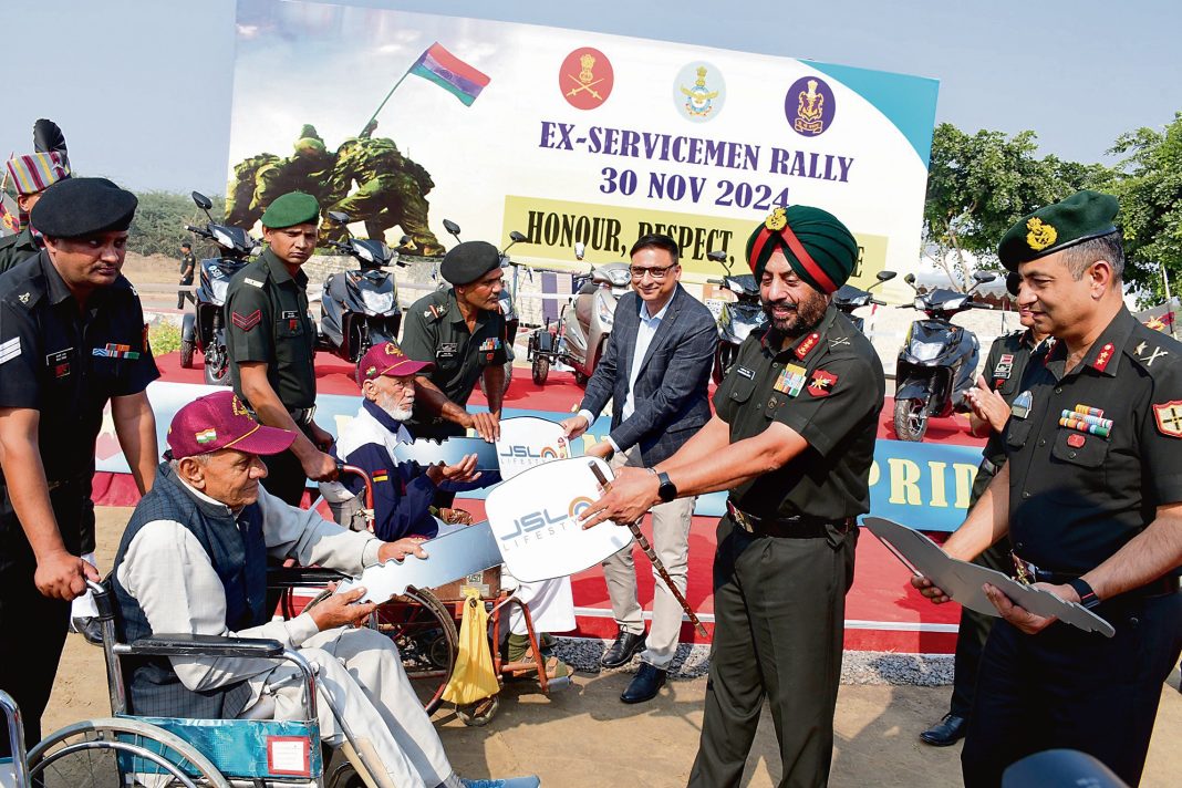 Ex-Servicemen Rally and Medical Camp Organized by Army's Dot on Target Division in Hisar