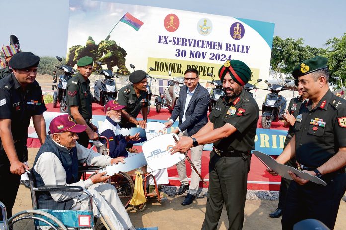 Ex-Servicemen Rally and Medical Camp Organized by Army's Dot on Target Division in Hisar