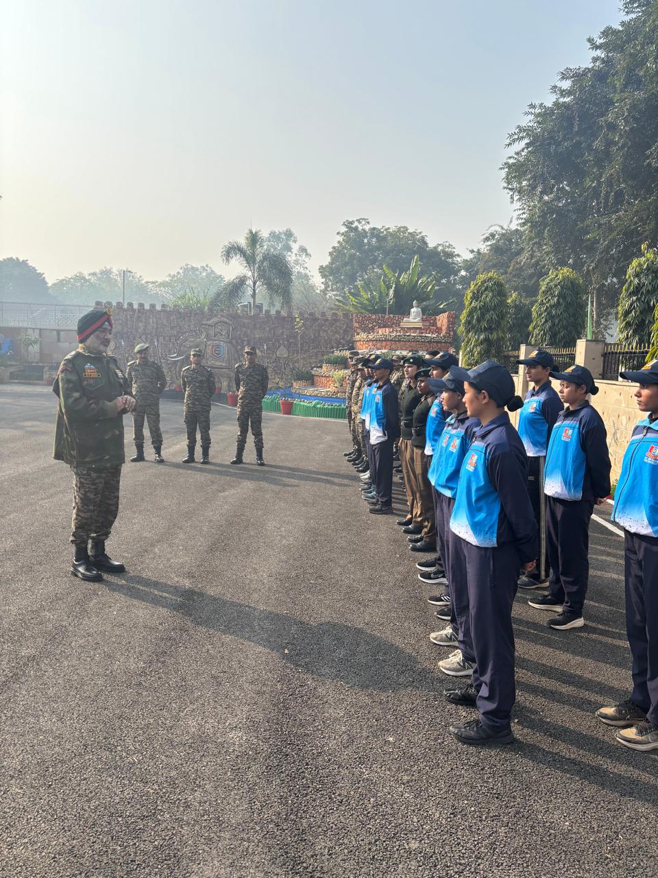 Lieutenant General Gurbirpal Singh Encourages NCC Cadets Ahead Of Mt