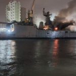 INS Brahmaputra Uprighted After Fire Damage, Set to Resume Operations