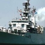 INS Brahmaputra Uprighted After Fire Damage, Set to Return to Sea Soon