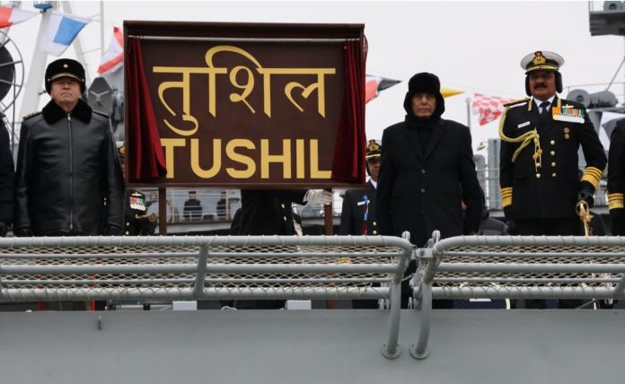 INS Tushil Commissioned into Indian Navy, Enhances Maritime Strength Amid Rising Chinese Presence