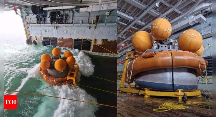 ISRO Successfully Conducts 'Well Deck' Recovery Trials for Gaganyaan Mission with Indian Navy