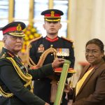 President Droupadi Murmu Confers Honorary Rank of General of Indian Army on Nepal's Army Chief