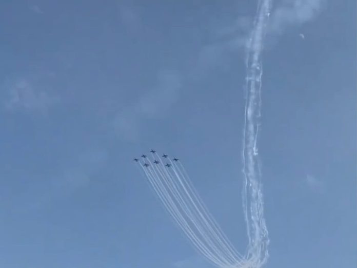 Stunning Air Show Celebrates Congress Government's First Anniversary in Hyderabad