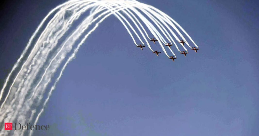Surya Kiran Aerobatic Team Dazzles Hyderabad with Stunning Air Show Over Hussain Sagar Lake