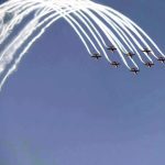 Surya Kiran Aerobatic Team Dazzles Hyderabad with Stunning Air Show Over Hussain Sagar Lake
