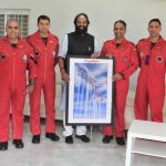 Surya Kiran Aerobatic Team Visits IAF Veteran Uttam Kumar Reddy in Hyderabad