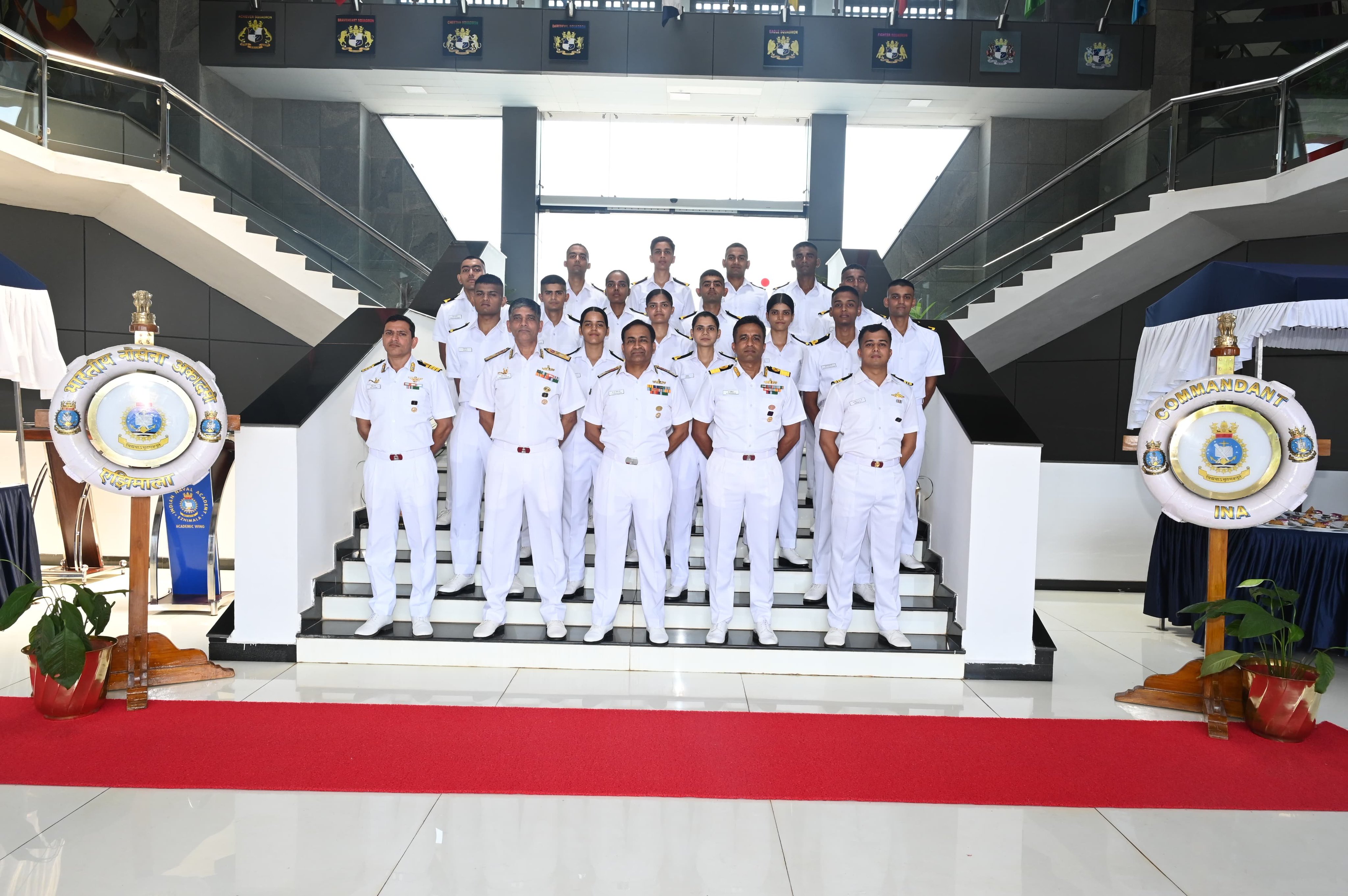 Snoc Course 16 Officers Complete SNOC (IT) Course at Indian Naval Academy in Ezhimala