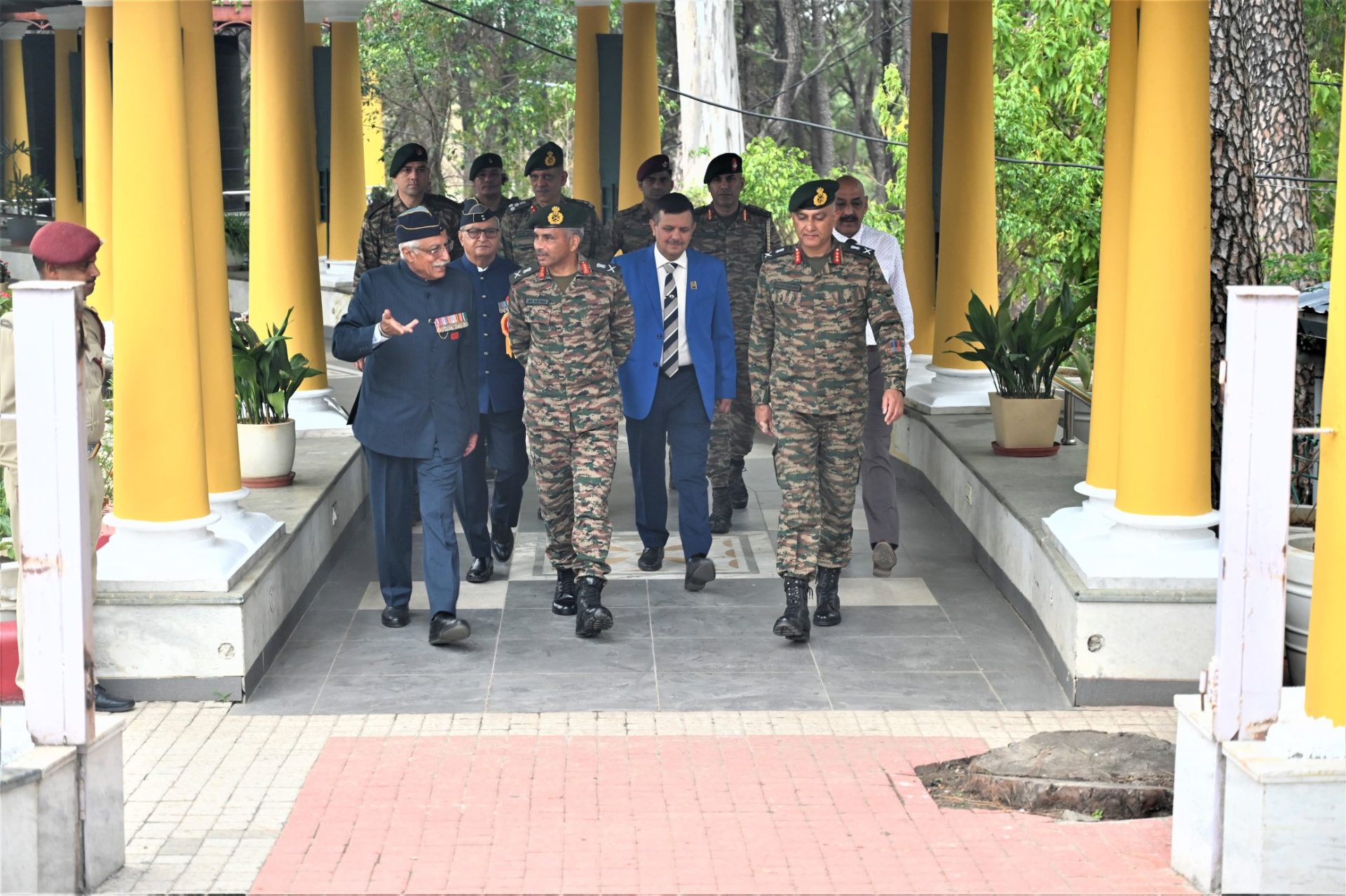Lt Gen Manoj Kumar Katiyar Reviews Rising Star Corps in Kathua