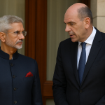 Jaishankar and Greece Foreign Minister AI e1745995327368