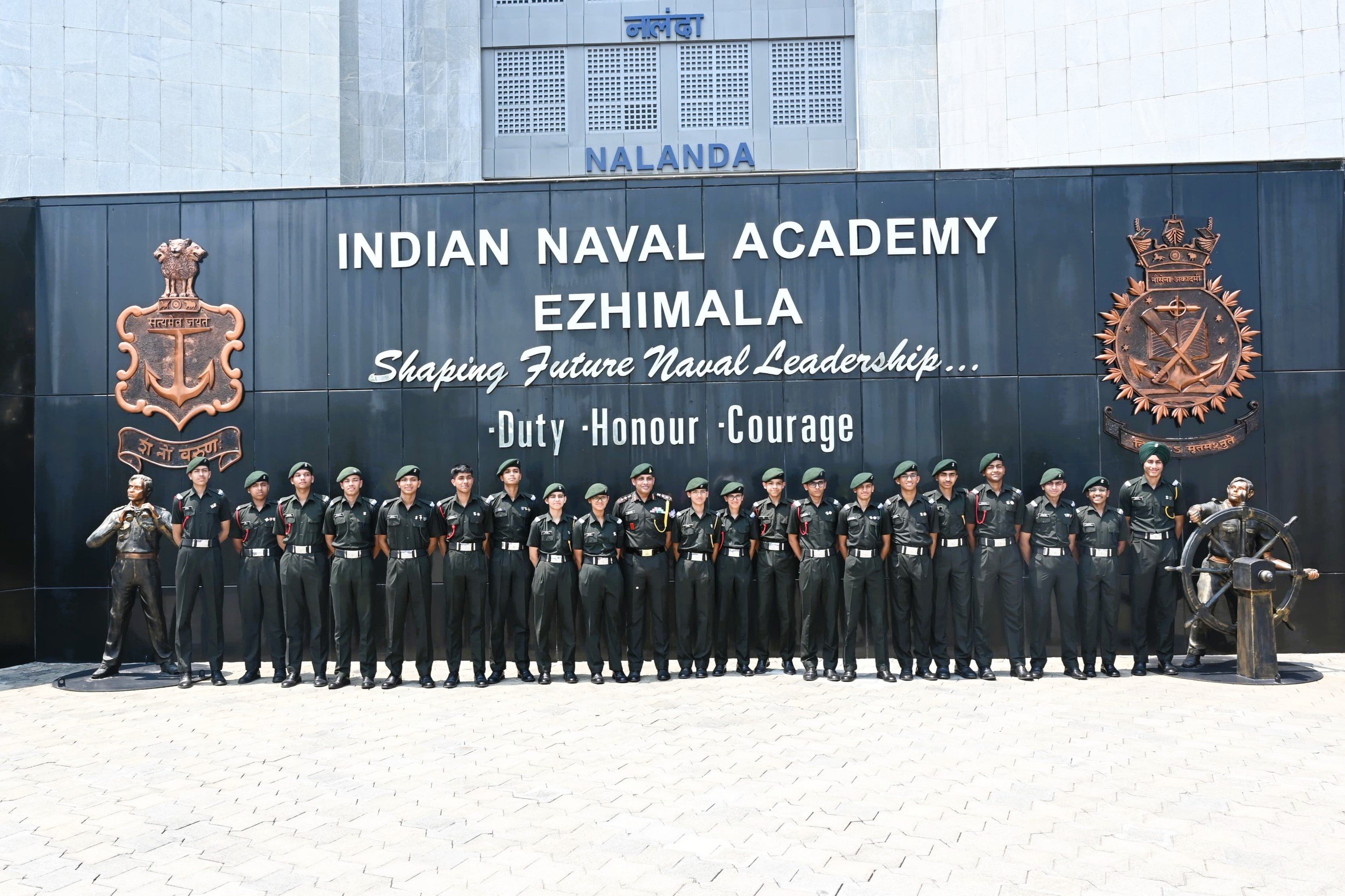 RIMC Cadets at INA Visit