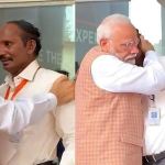 Modi Hugging