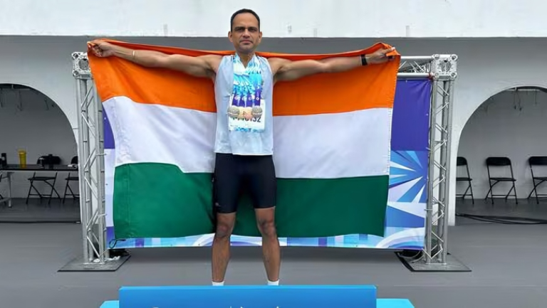 Major Rohit Kadian Wins Five Medals for India at World Masters Games ...