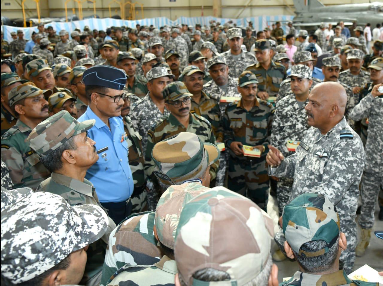 Air Marshal Mishra Visit