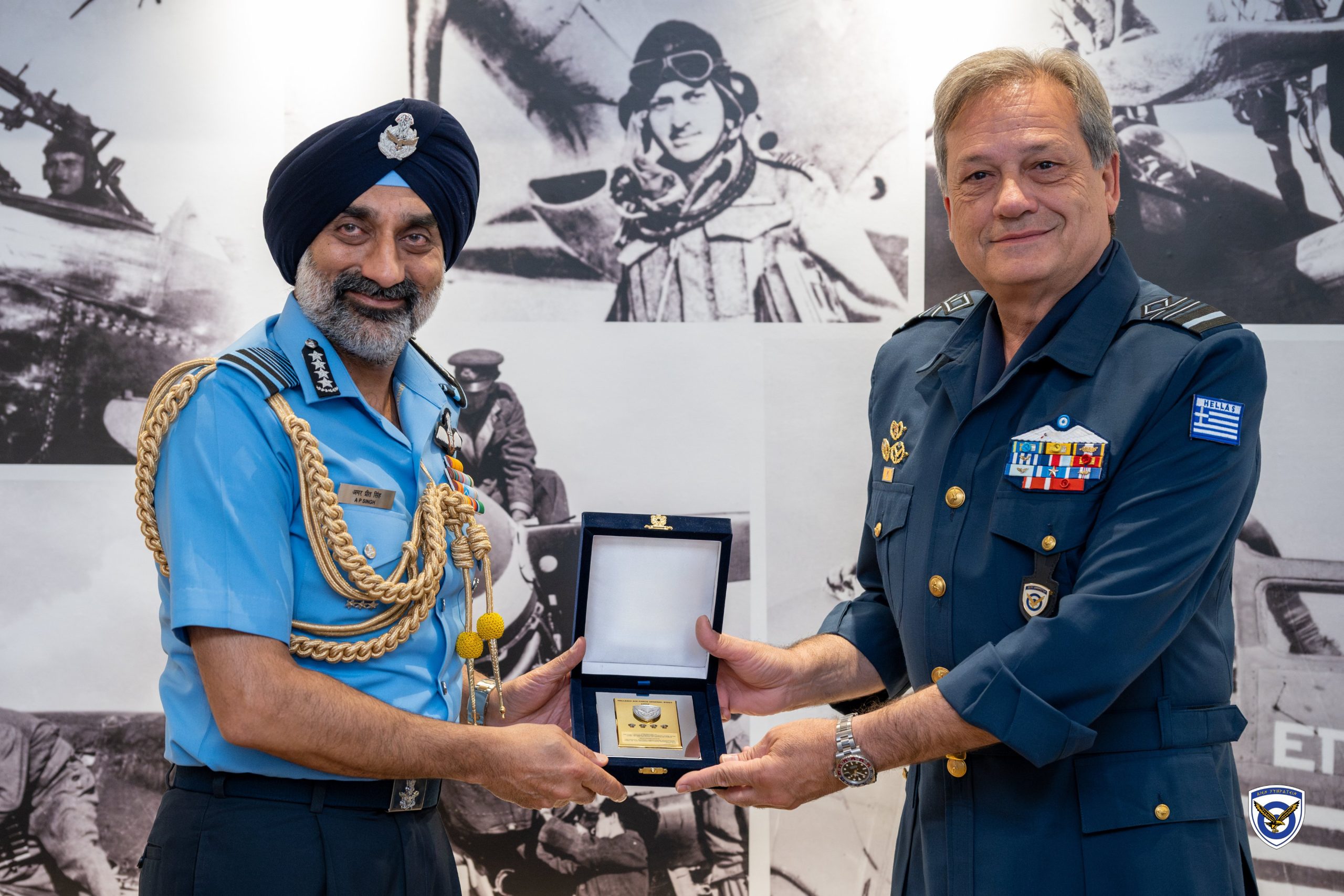 Air Marshal Singh in Greece scaled