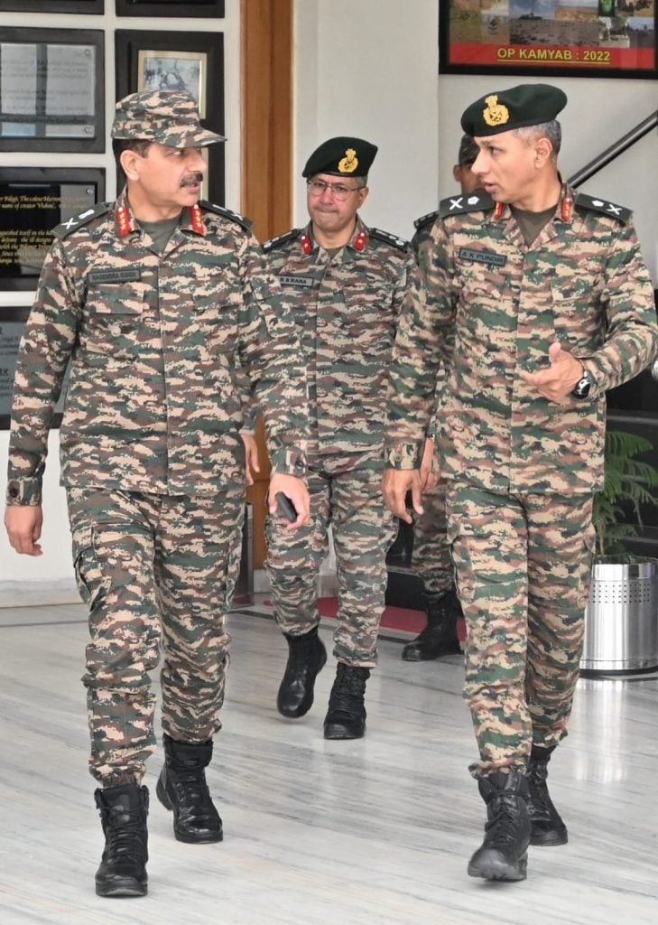 Lt Gen Nagendra SIngh Visiting Bikaner MS