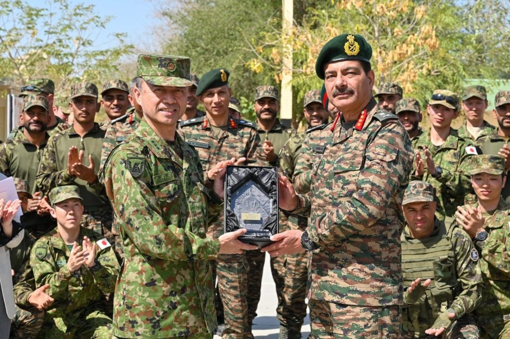 Lt Gen Nagendra Singh along with Japan Lt Gen