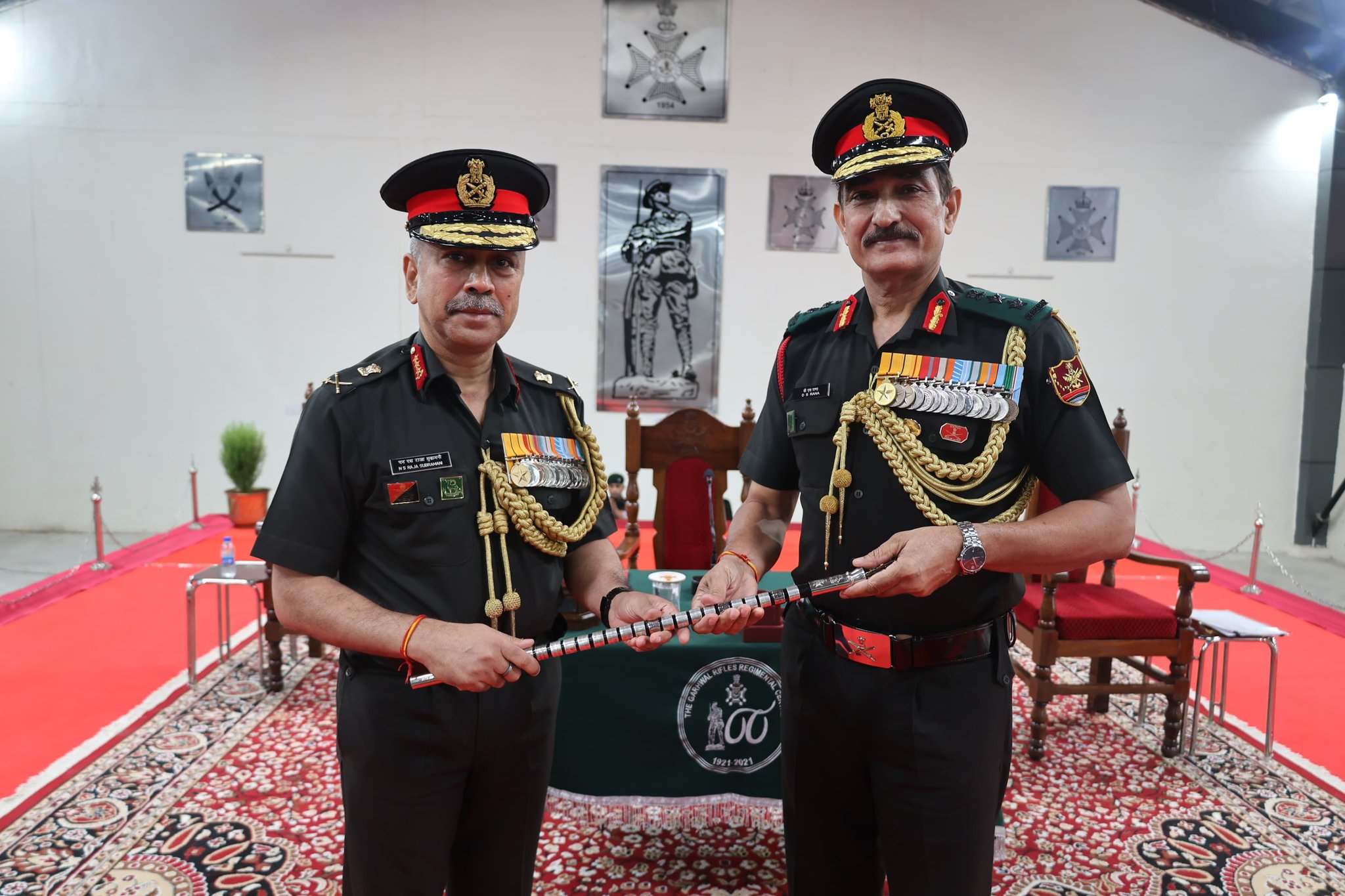 Lt Gen Rana Took Over as 23rd Colonel