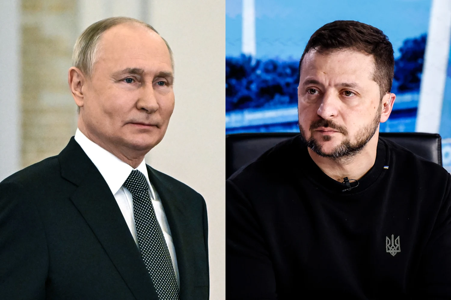 Putin and Zelenskky